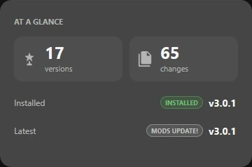 Changelog: At a glance