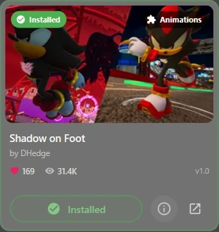 Mod Store: Installed
