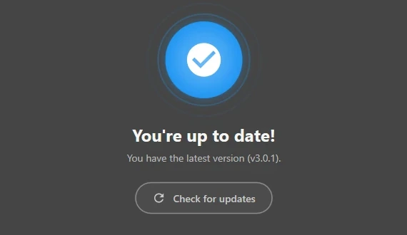 Updates: Up to date